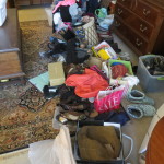 When I took everything off the floor in my closet, it went straight to my bedroom floor. Yikes!