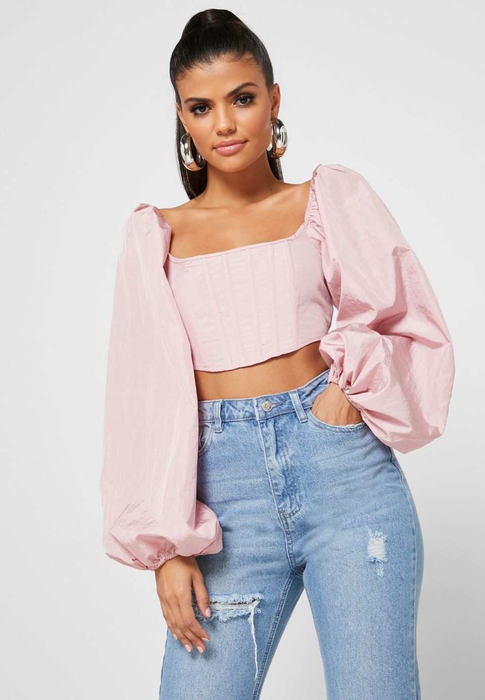 BiBi Air Flow Balloon Shorts Sleeves Top main image 0